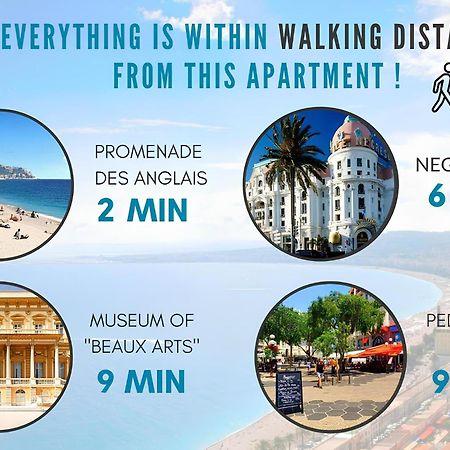 Appartement Claudia - Central - Very Close To Sea - Calm - Ac Nice Exterior photo